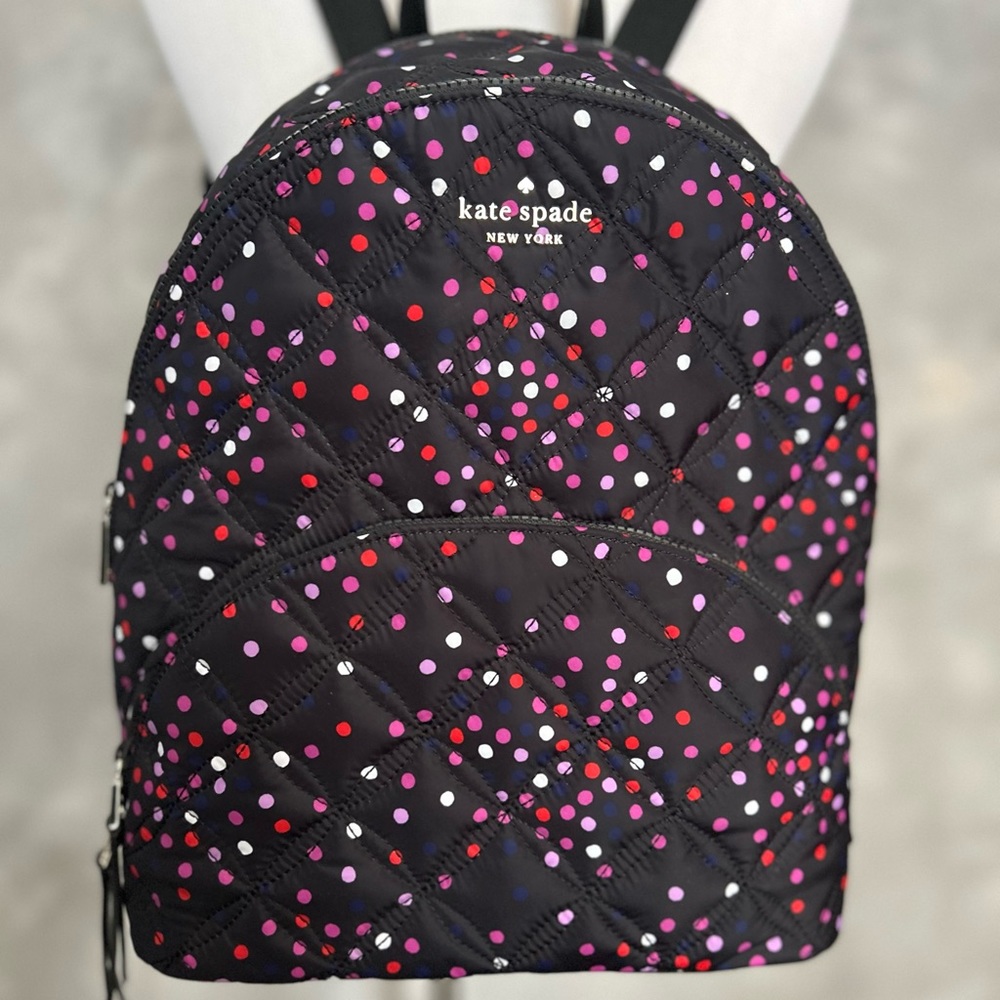 Kate Spade quilted nylon backpack